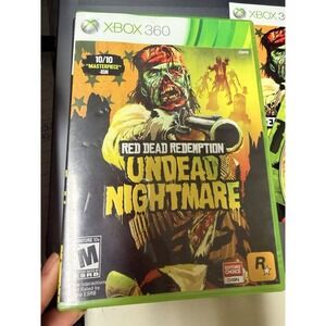 305-023 Red Dead Redemption: Undead Nightmare CIB W/ Map Xbox 360 Game Combine